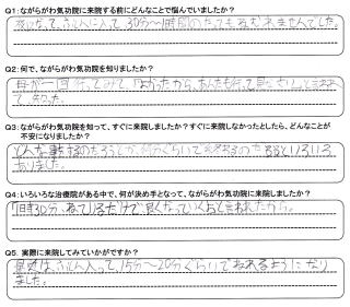 お客様の声・不眠症